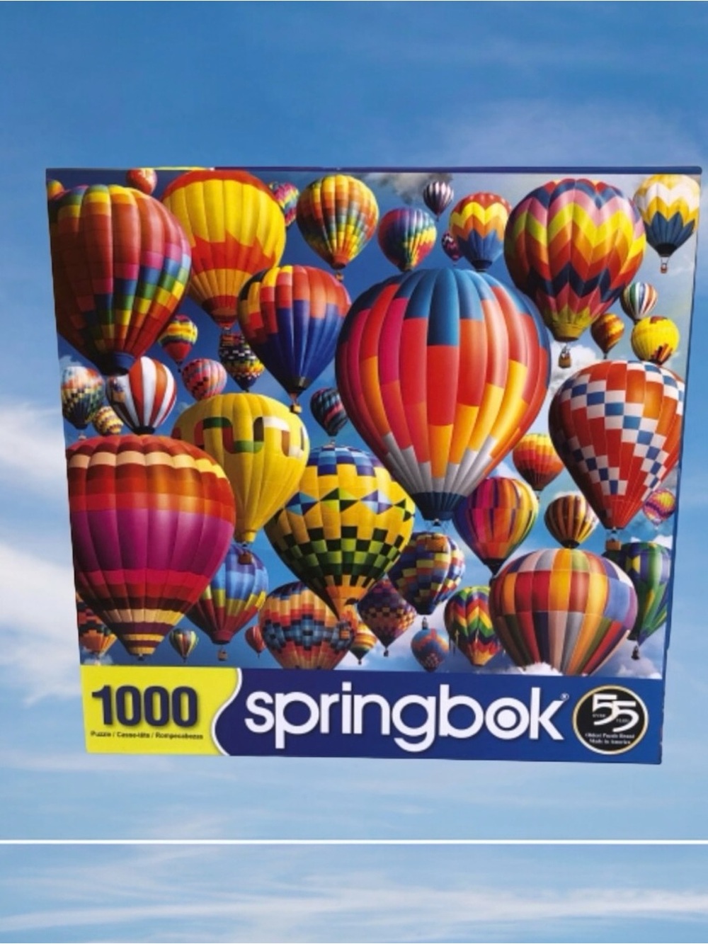 Jigsaw Puzzle Springbok Hot Air Balloon Fest 1,000 Pieces